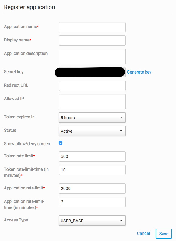 Adding a new API application registration Thomson Reuters Developer 